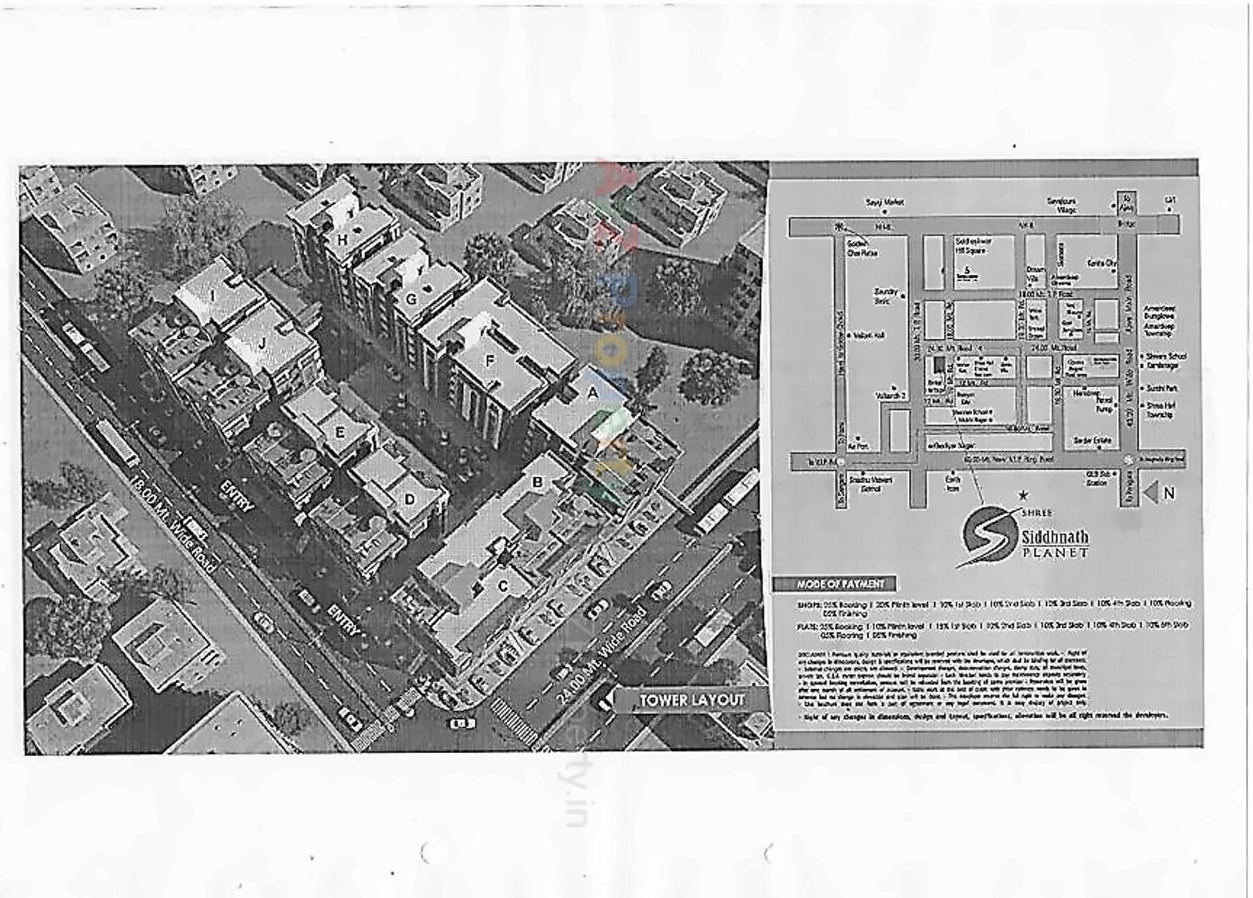  of real estate project Shree Siddhnath Planet located at Sayajipura, Vadodara, Gujarat