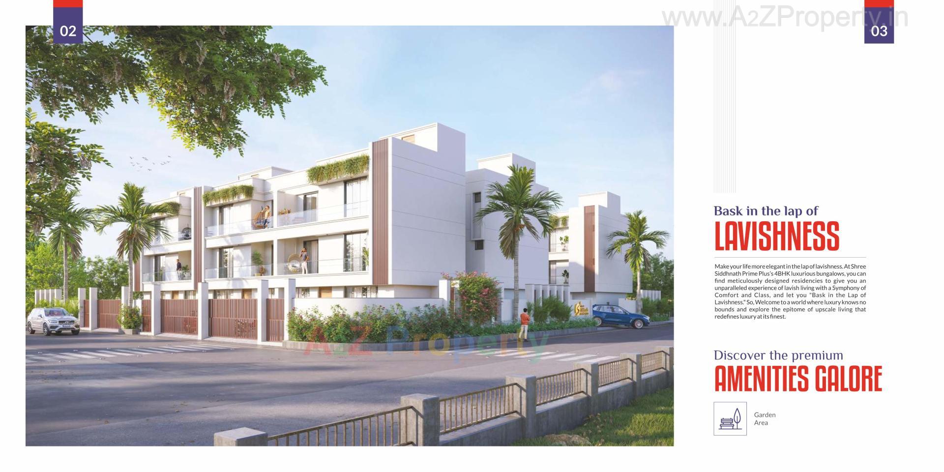 3D Elevation of real estate project Shree Siddhnath Prime Plus located at Kapurai, Vadodara, Gujarat