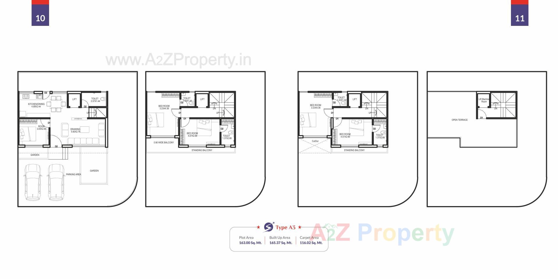 Layout of real estate project Shree Siddhnath Prime Plus located at Kapurai, Vadodara, Gujarat
