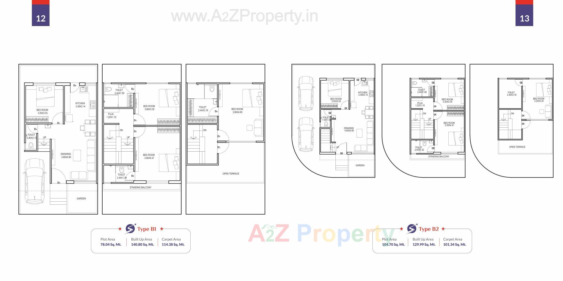 Layout of real estate project Shree Siddhnath Prime Plus located at Kapurai, Vadodara, Gujarat