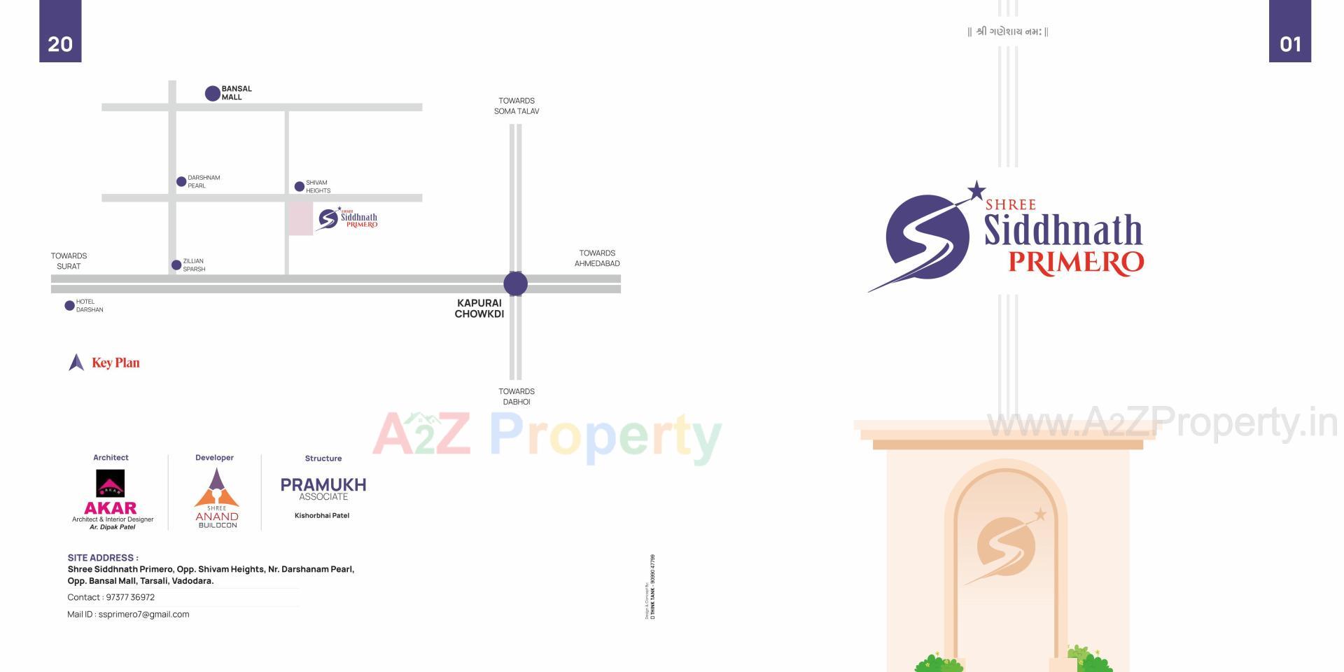  of real estate project Shree Siddhnath Primero located at Tarsali, Vadodara, Gujarat
