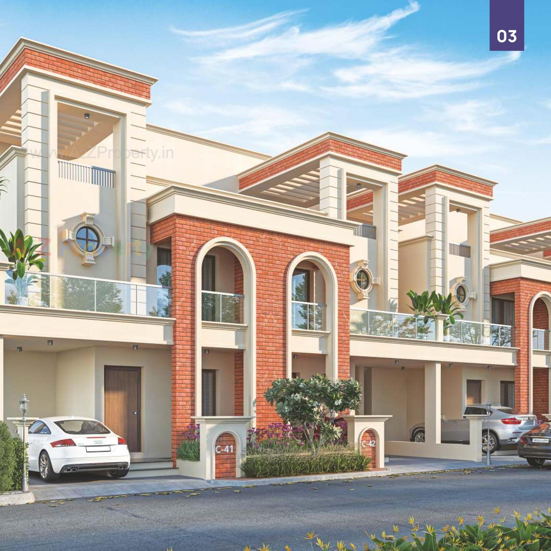 3D Elevation of real estate project Shree Siddhnath Primero located at Tarsali, Vadodara, Gujarat