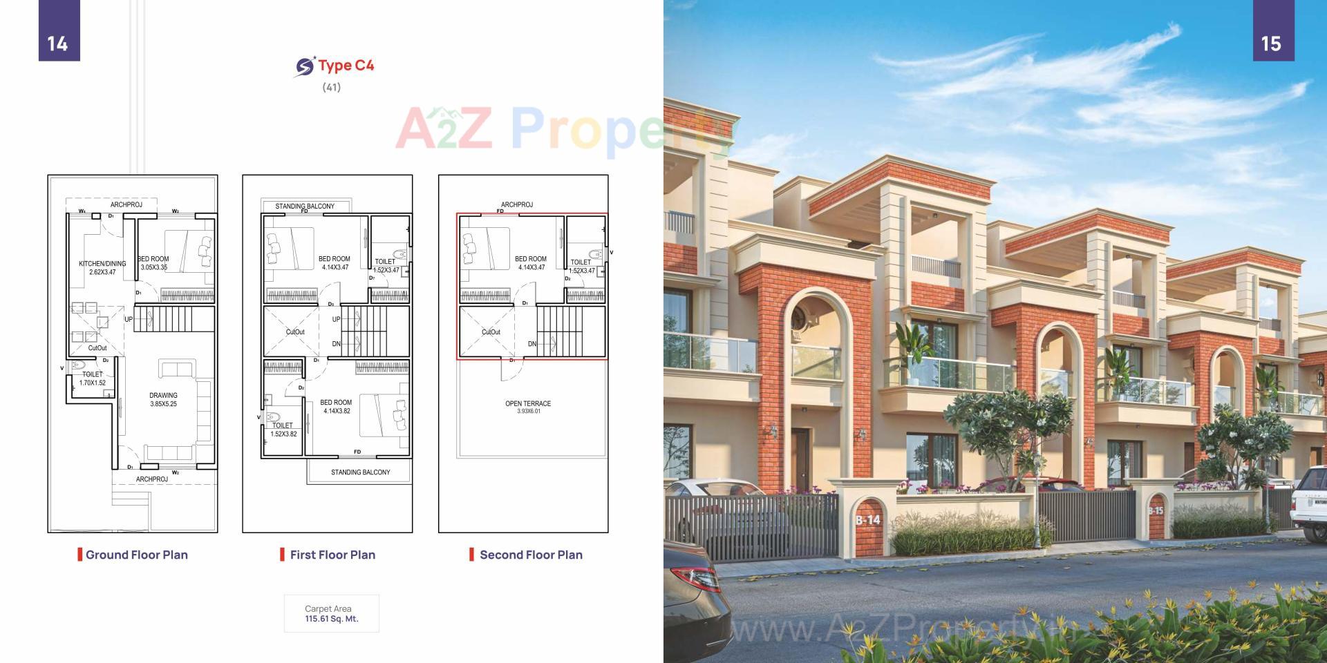 Layout of real estate project Shree Siddhnath Primero located at Tarsali, Vadodara, Gujarat