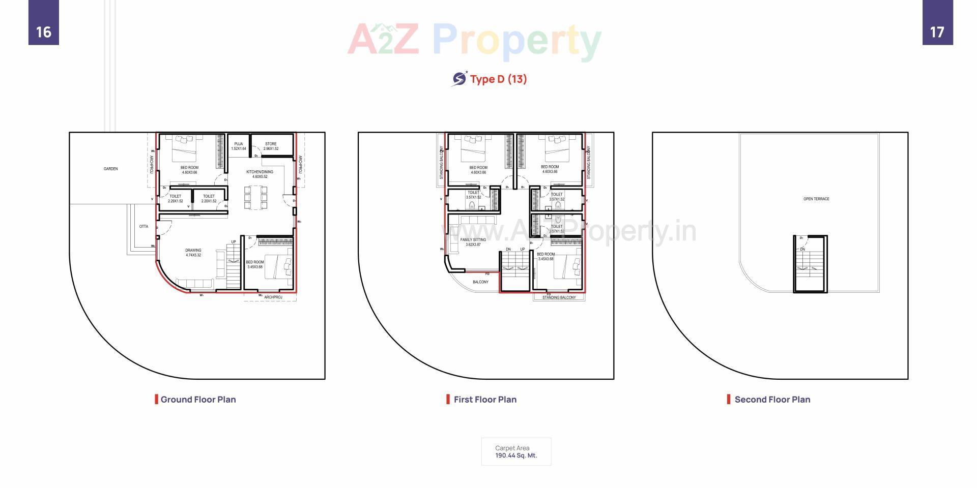 Layout of real estate project Shree Siddhnath Primero located at Tarsali, Vadodara, Gujarat