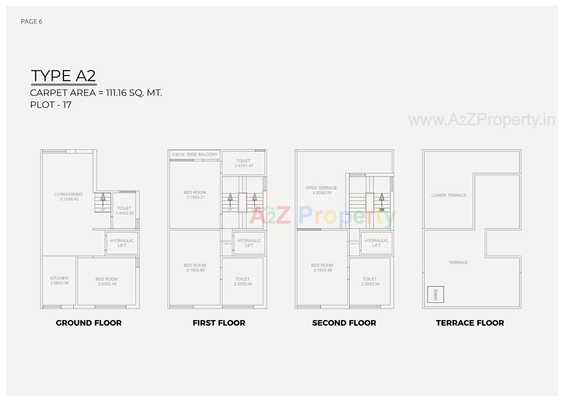 Layout of real estate project Shree Siddhnath Prospero located at Ankhol, Vadodara, Gujarat