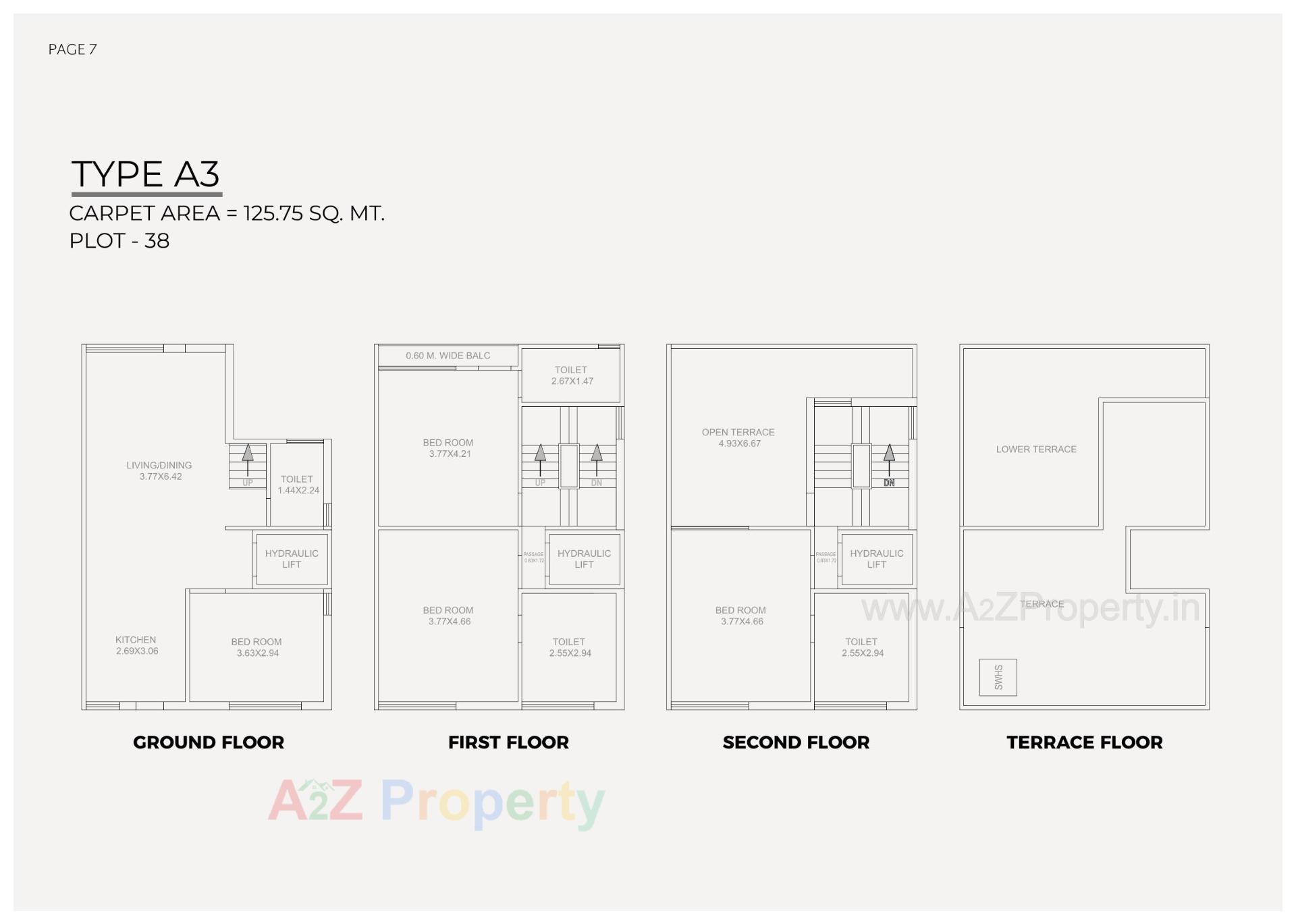 Layout of real estate project Shree Siddhnath Prospero located at Ankhol, Vadodara, Gujarat