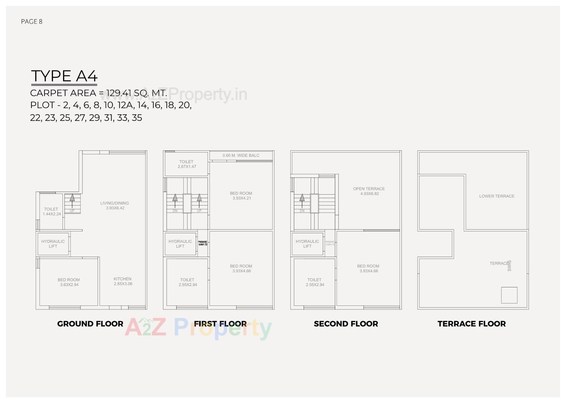 Layout of real estate project Shree Siddhnath Prospero located at Ankhol, Vadodara, Gujarat