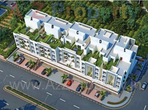 3D Elevation of real estate project Shree Swaminarayan Niketan located at Bapod, Vadodara, Gujarat