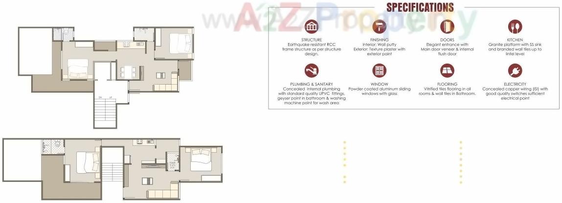 Layout of real estate project Shree Swaminarayan Niketan located at Bapod, Vadodara, Gujarat