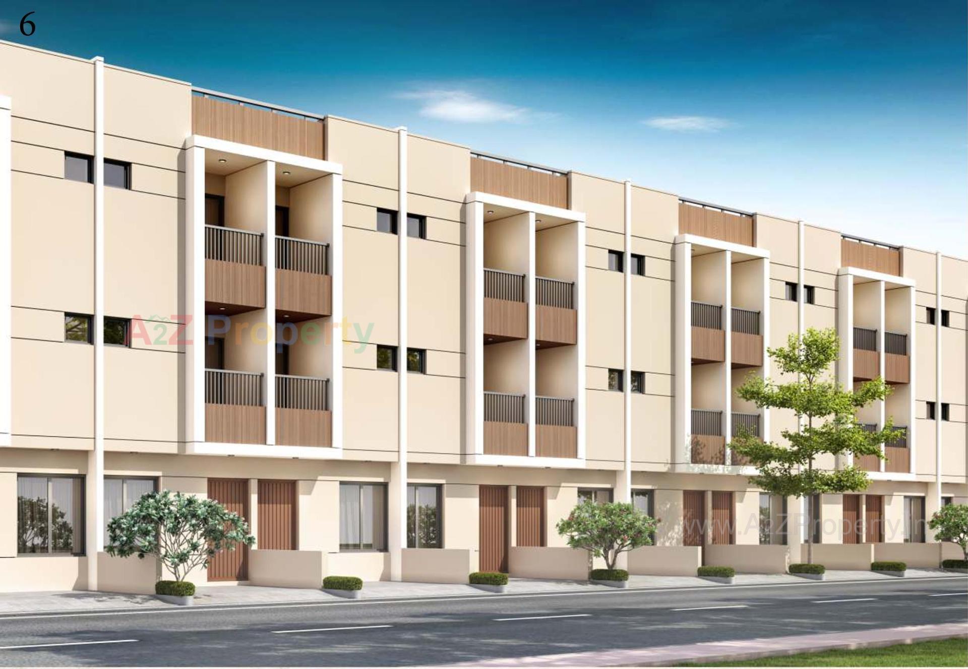 3D Elevation of real estate project Shree Vinayak Residency located at Makarpura, Vadodara, Gujarat