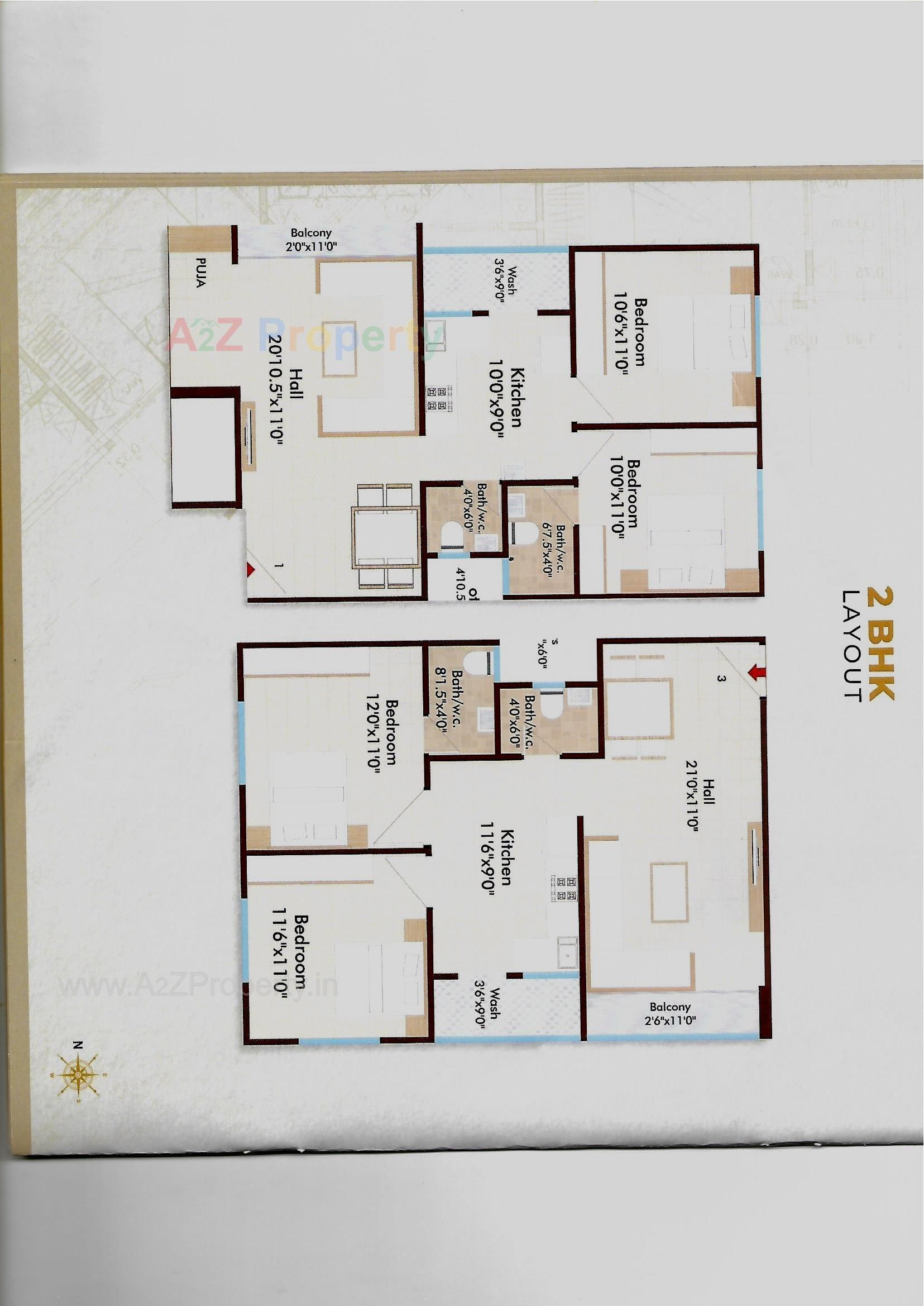 Layout of real estate project Shree Vrajdham Residency located at Manjalpur, Vadodara, Gujarat