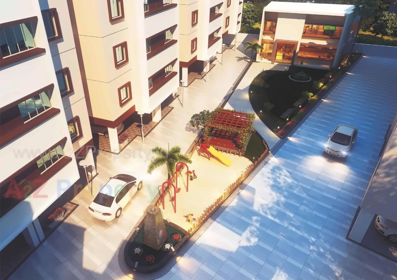 3D Elevation of real estate project Shreeji Aashray located at Vadodara, Vadodara, Gujarat