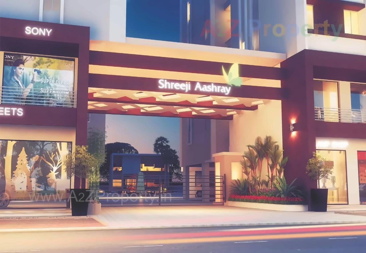 3D Elevation of real estate project Shreeji Aashray located at Vadodara, Vadodara, Gujarat