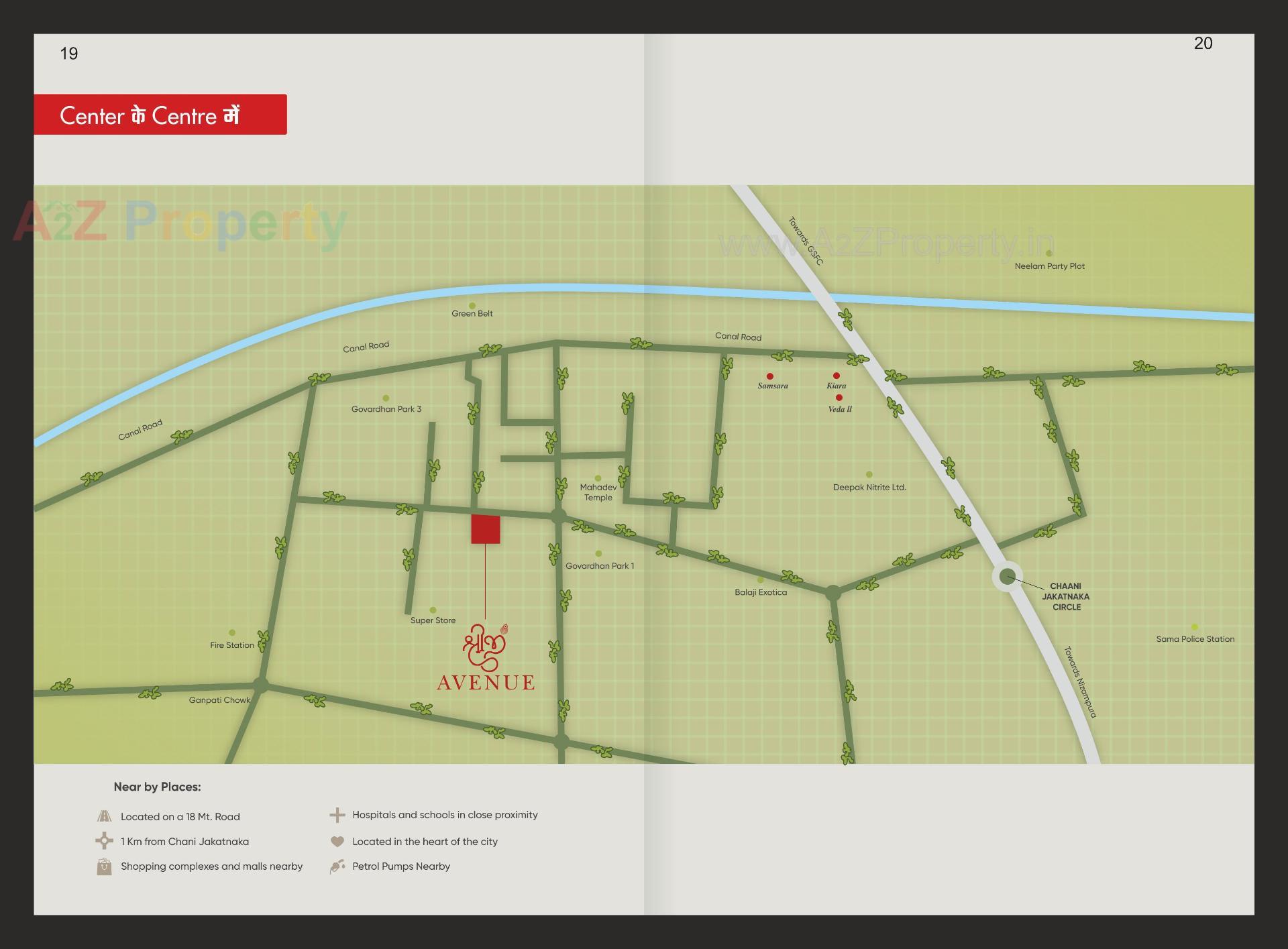  of real estate project Shreeji Avenue located at Chhani, Vadodara, Gujarat