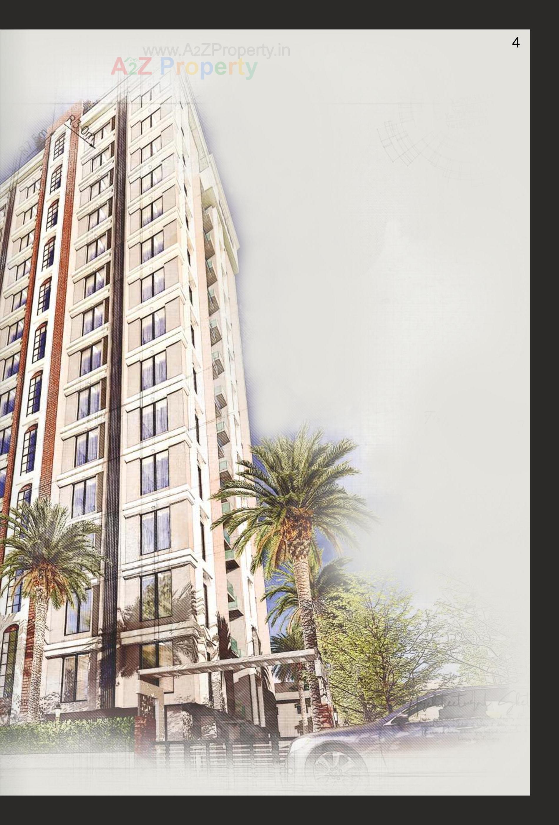 3D Elevation of real estate project Shreeji Avenue located at Chhani, Vadodara, Gujarat