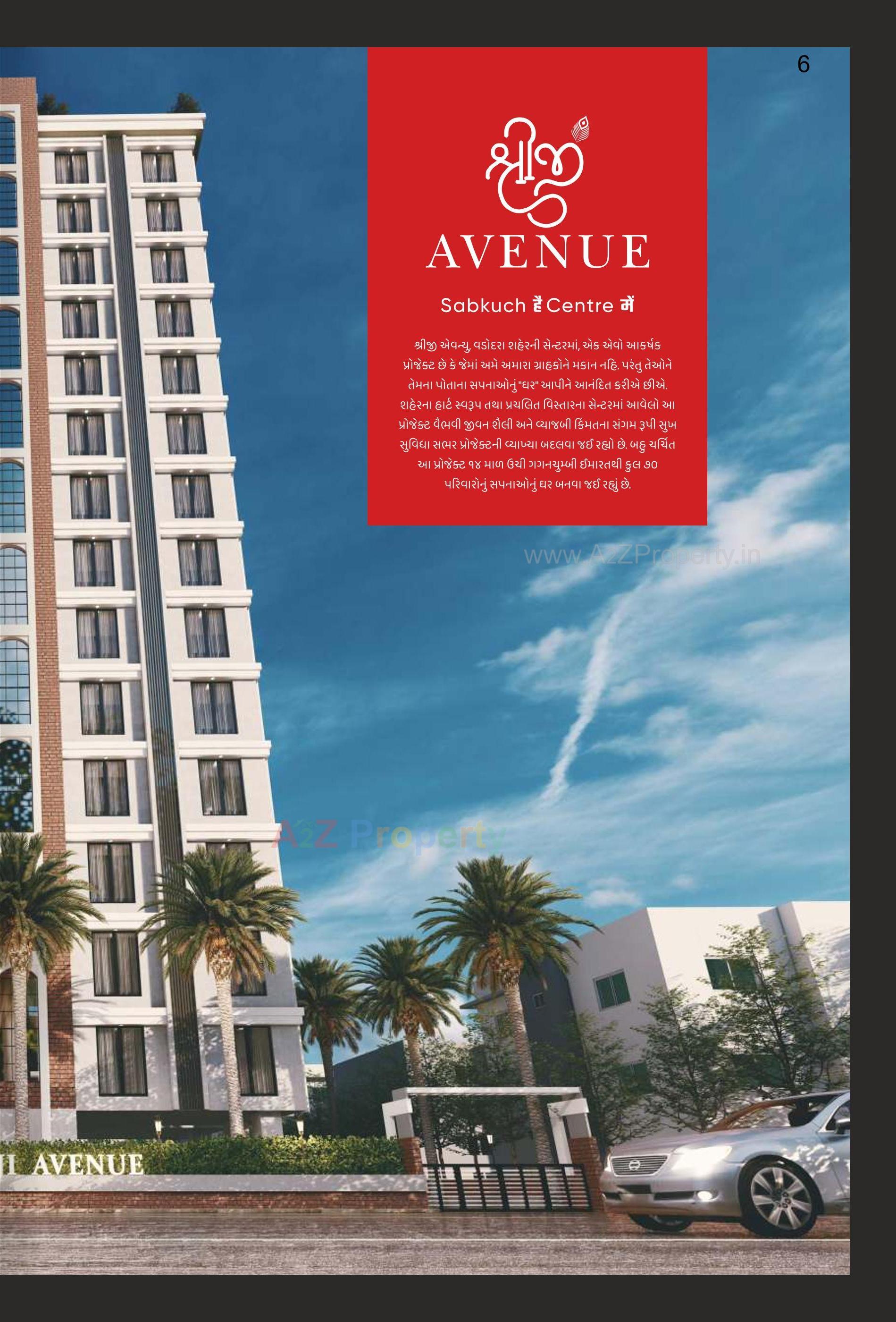 3D Elevation of real estate project Shreeji Avenue located at Chhani, Vadodara, Gujarat