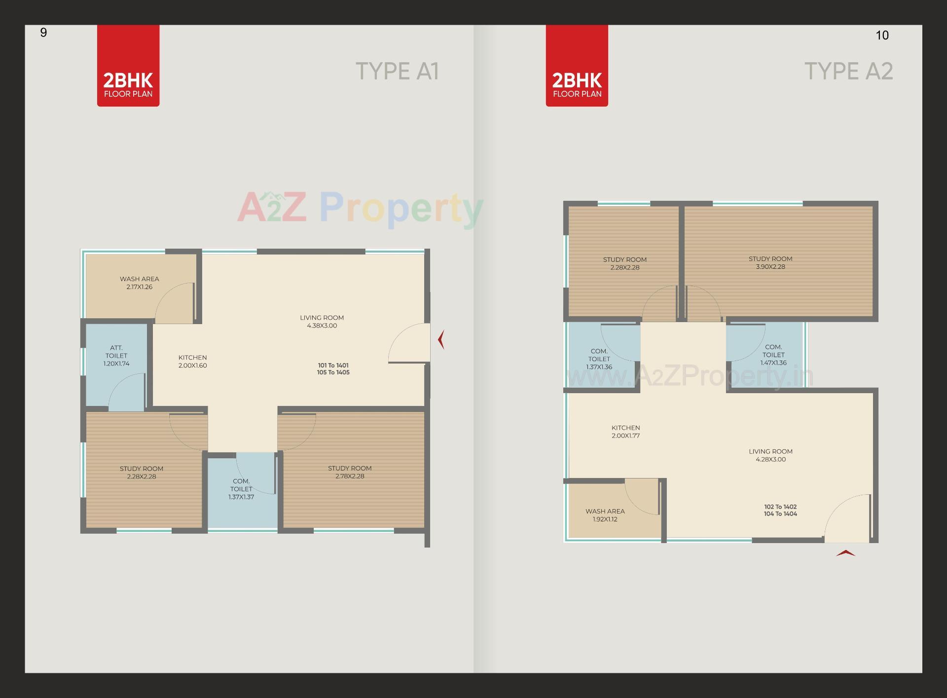 Layout of real estate project Shreeji Avenue located at Chhani, Vadodara, Gujarat