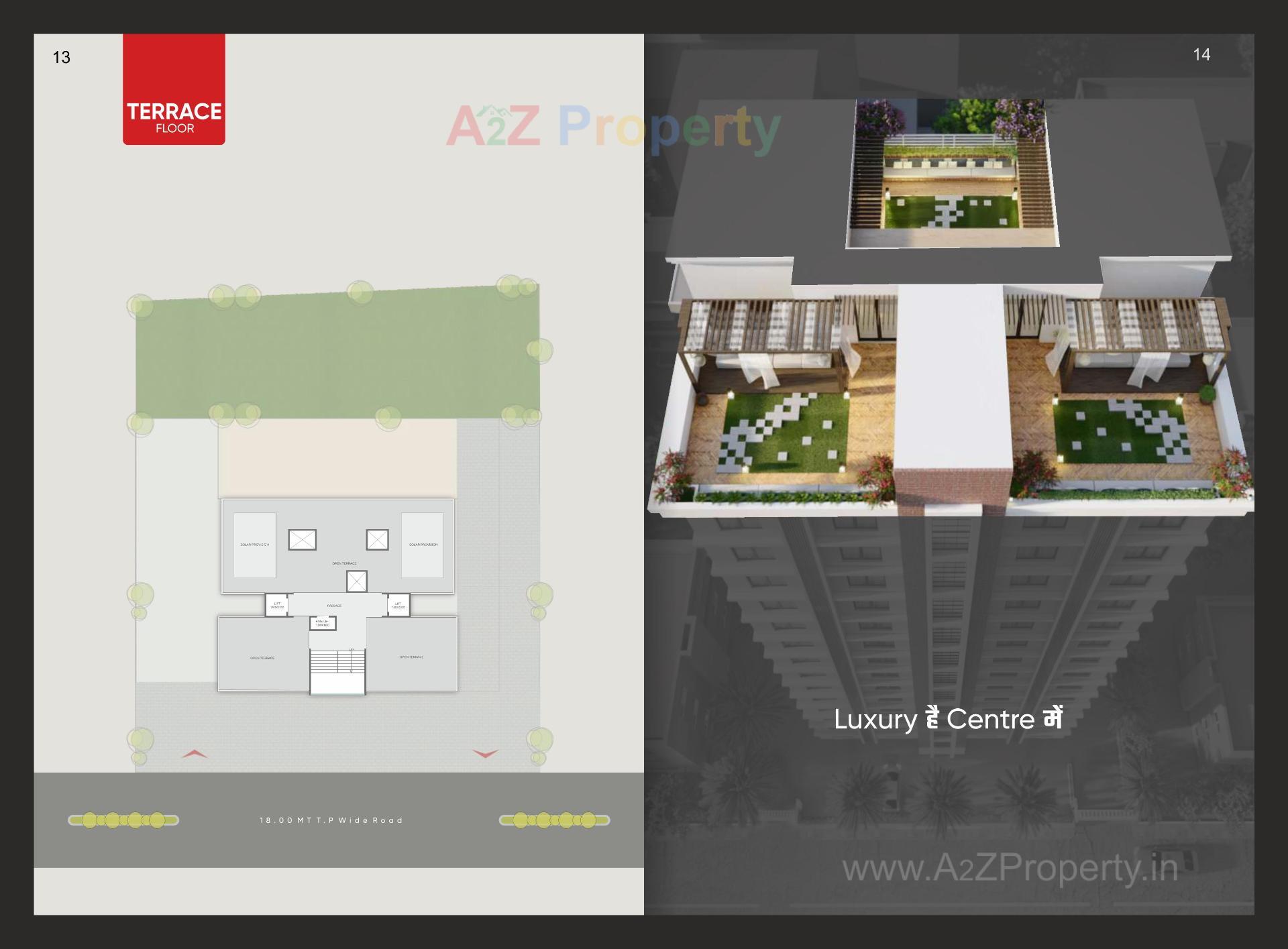 Layout of real estate project Shreeji Avenue located at Chhani, Vadodara, Gujarat