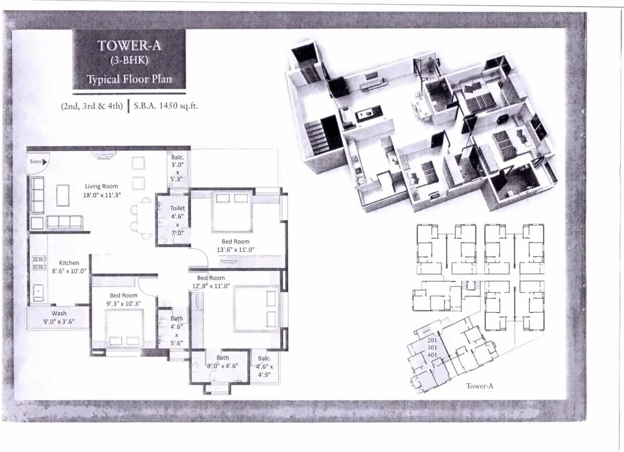 Layout of real estate project Shreeji Landmark located at Sayajipura, Vadodara, Gujarat