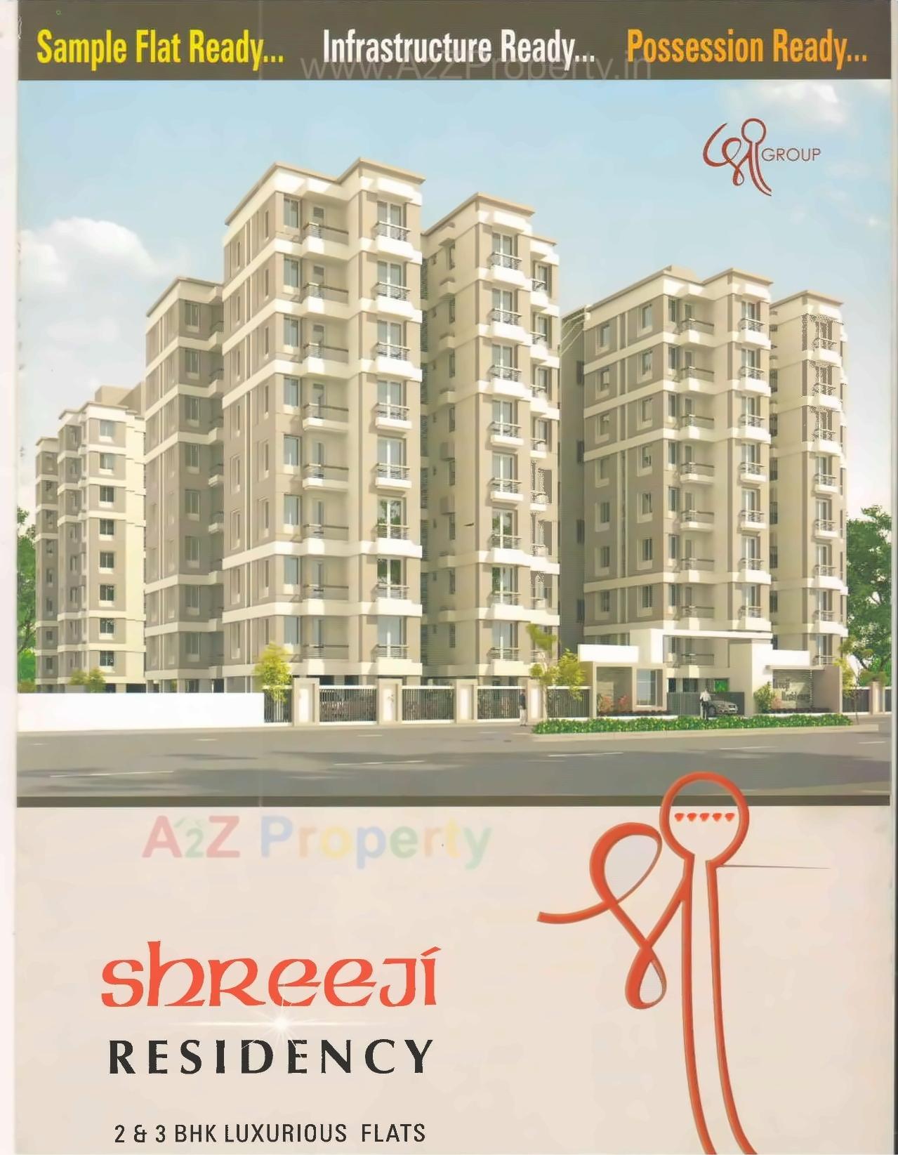 3D Elevation of real estate project Shreeji Residency located at Atladara, Vadodara, Gujarat