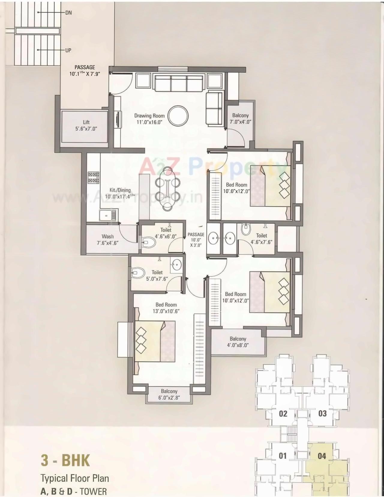 Layout of real estate project Shreeji Residency located at Atladara, Vadodara, Gujarat