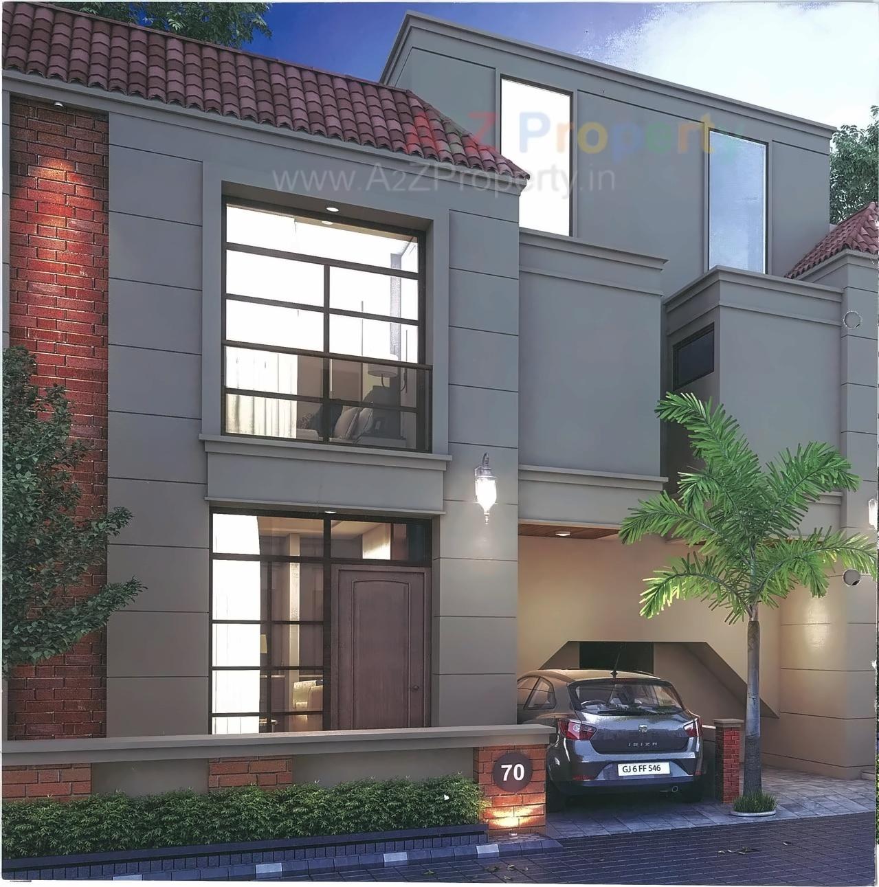 3D Elevation of real estate project Shreeji Serenity located at Sevasi, Vadodara, Gujarat