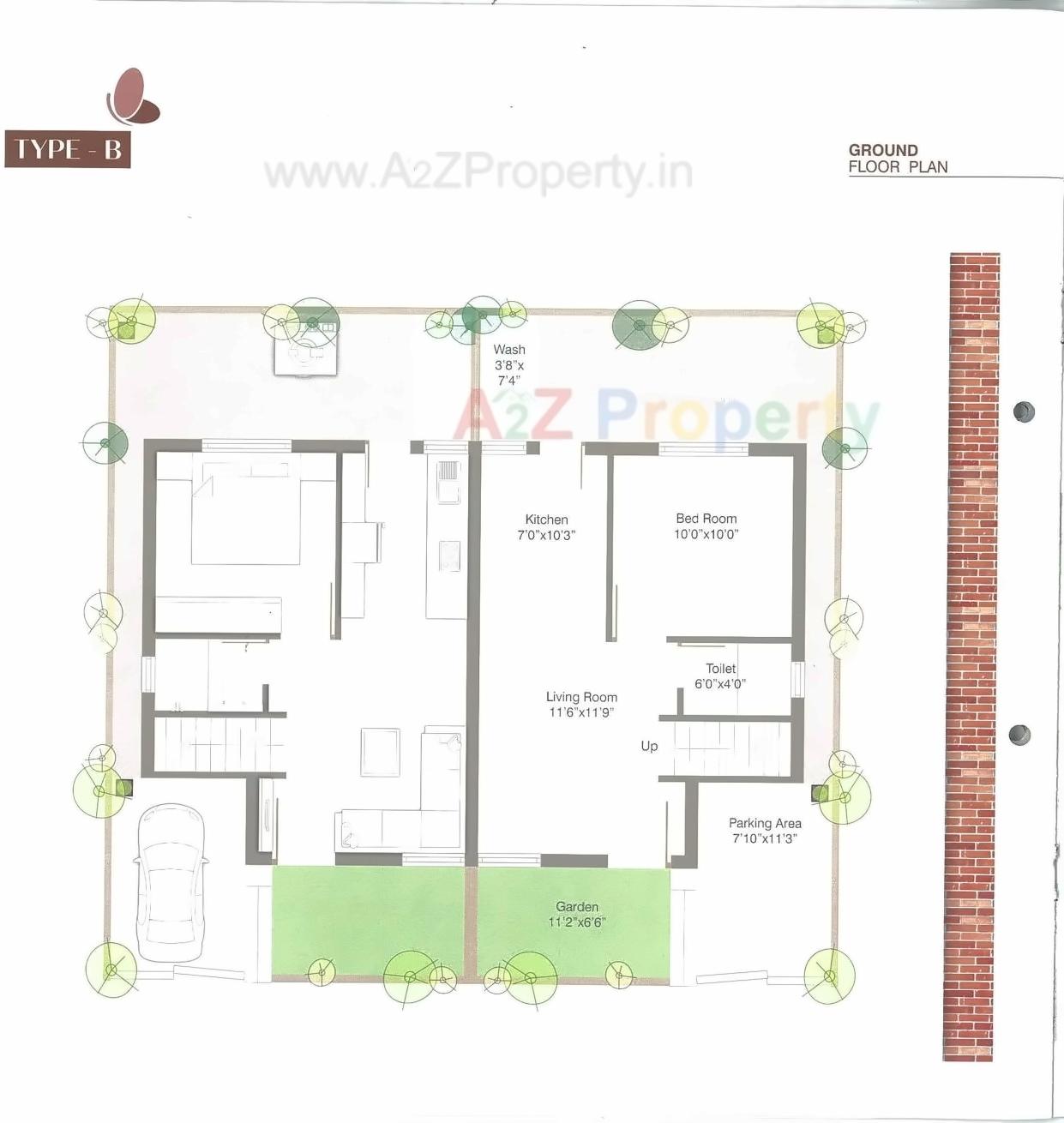 Layout of real estate project Shreeji Serenity located at Sevasi, Vadodara, Gujarat