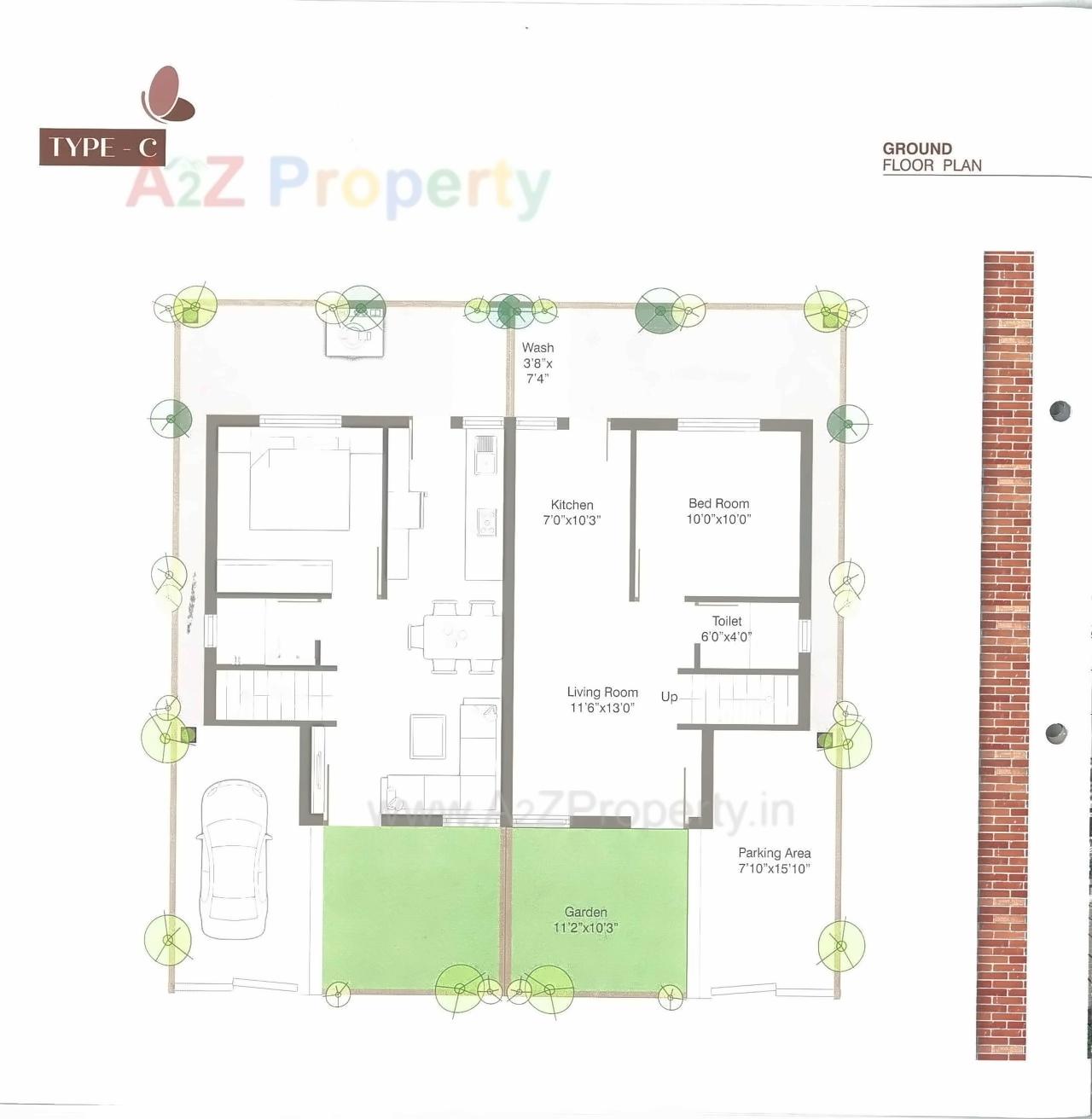 Layout of real estate project Shreeji Serenity located at Sevasi, Vadodara, Gujarat