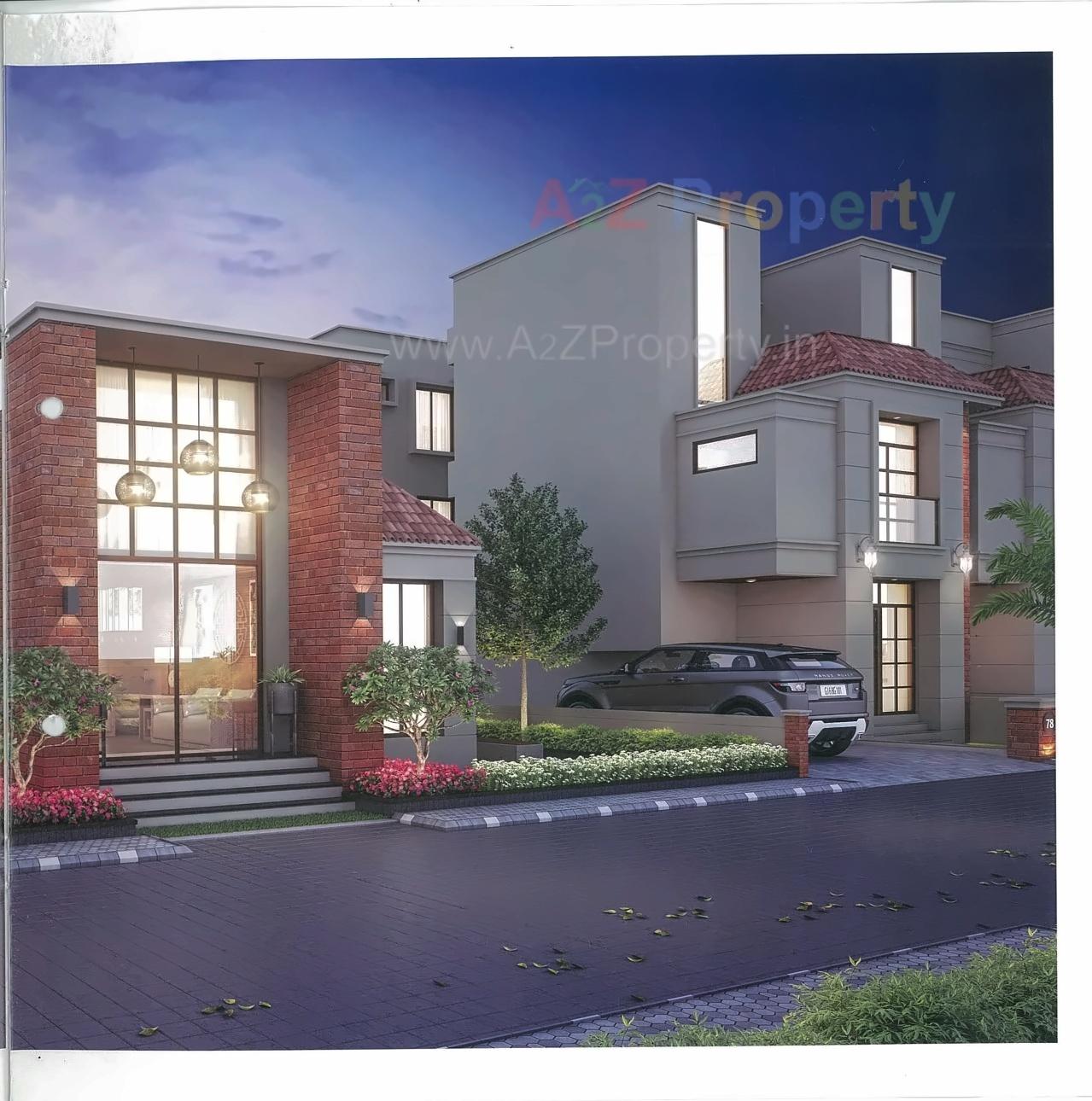 3D Elevation of real estate project Shreeji Serenity located at Sevasi, Vadodara, Gujarat