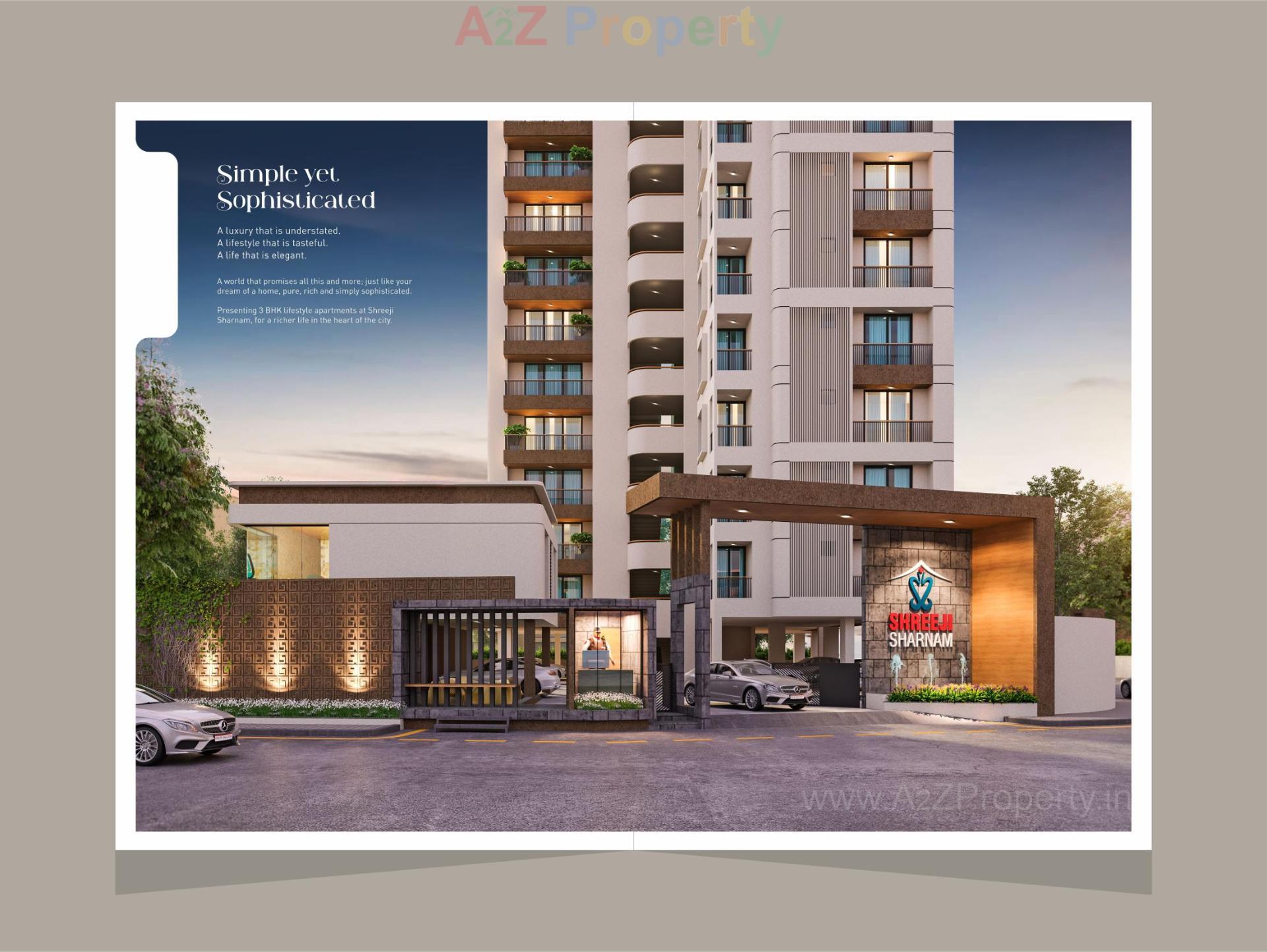 3D Elevation of real estate project Shreeji Sharnam located at Sama, Vadodara, Gujarat