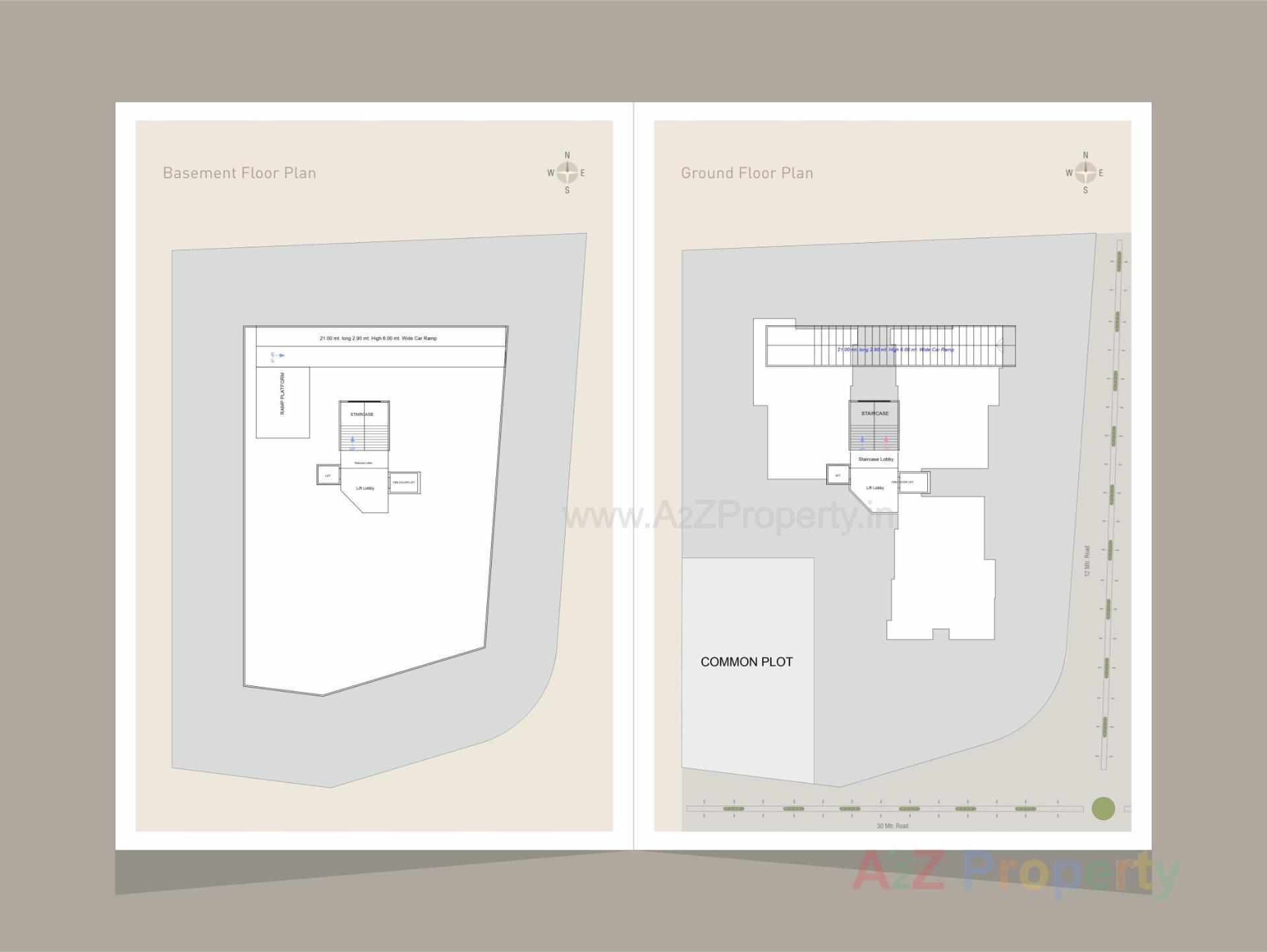 Layout of real estate project Shreeji Sharnam located at Sama, Vadodara, Gujarat