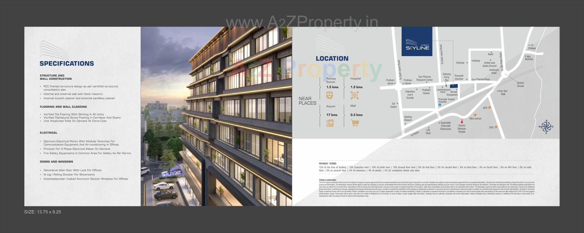  of real estate project Shreeji Skyline located at Atladra, Vadodara, Gujarat