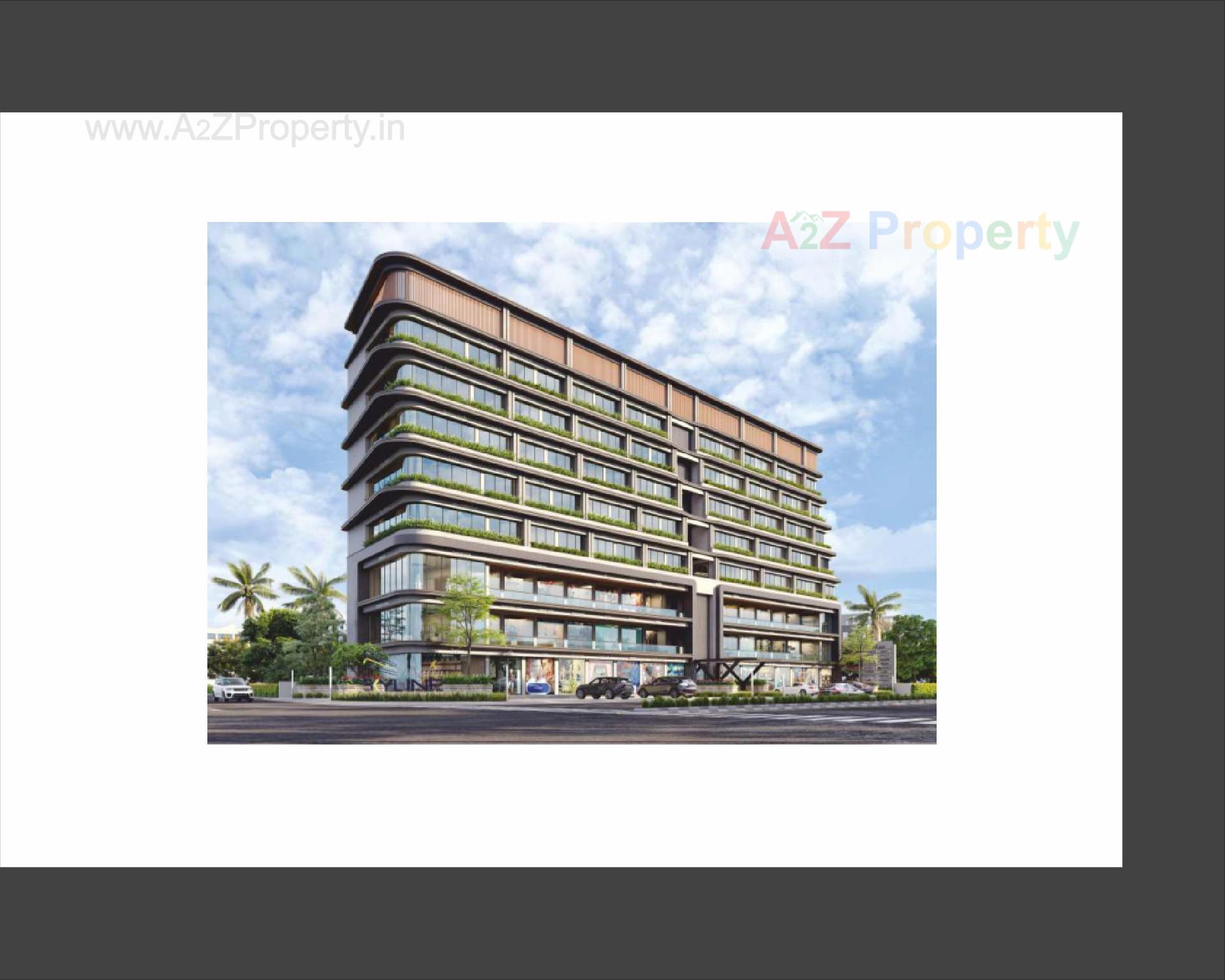 3D Elevation of real estate project Shreeji Skyline located at Atladra, Vadodara, Gujarat