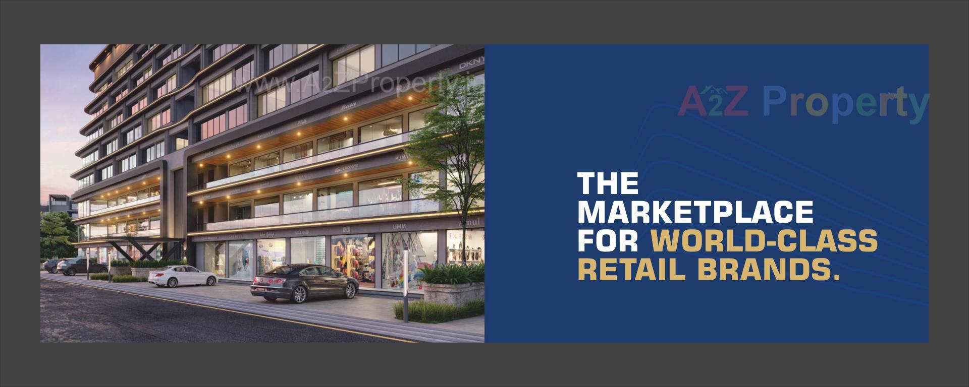 3D Elevation of real estate project Shreeji Skyline located at Atladra, Vadodara, Gujarat