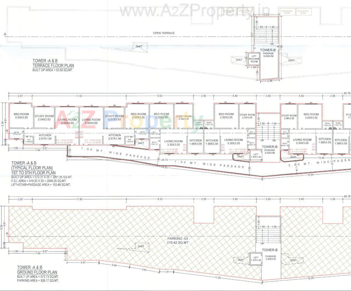 Layout of real estate project Shreeji Upvan Ii located at Vadsar, Vadodara, Gujarat