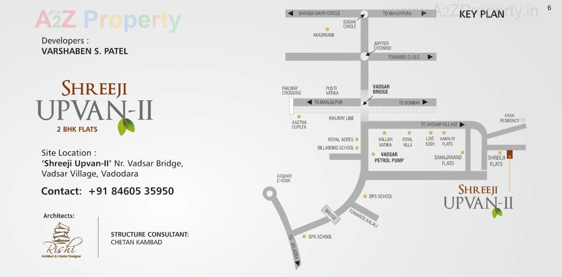  of real estate project Shreeji Upvan Ii located at Vadsar, Vadodara, Gujarat