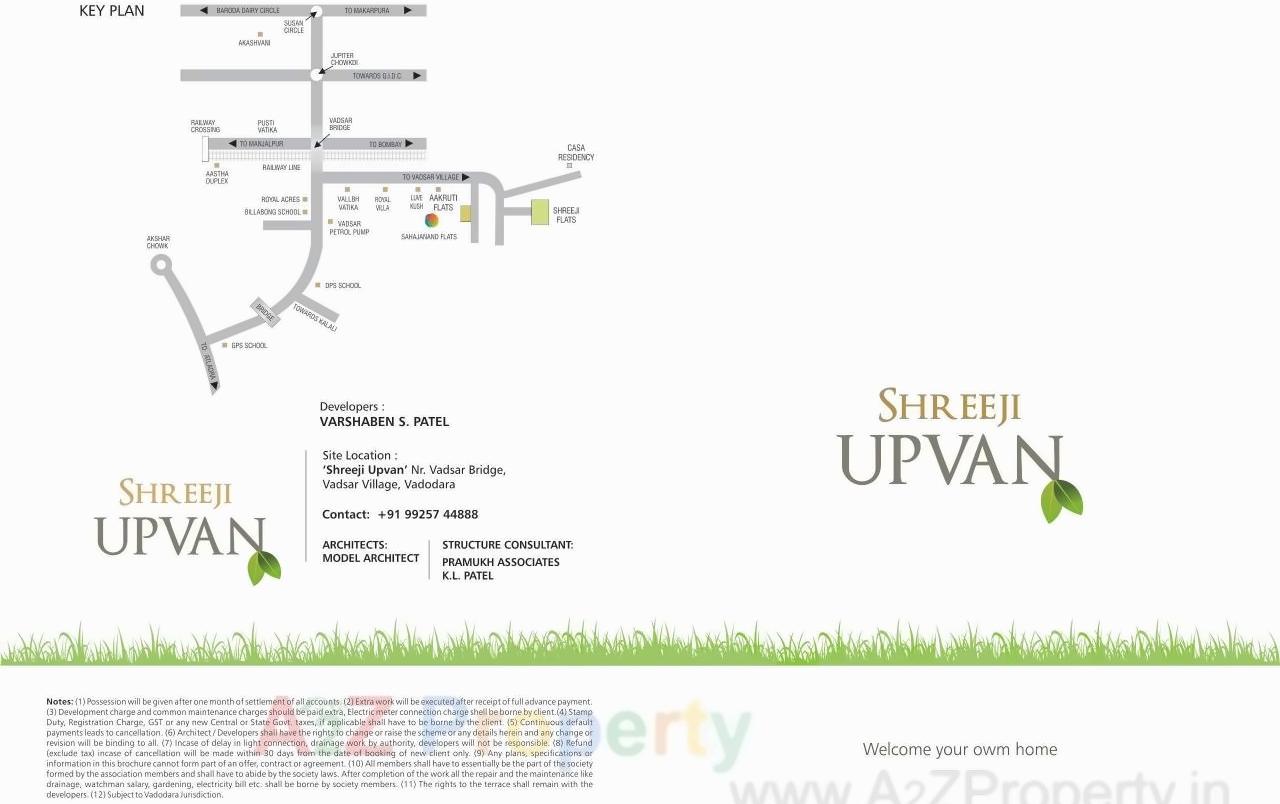  of real estate project Shreeji Upvan located at Vadsar, Vadodara, Gujarat