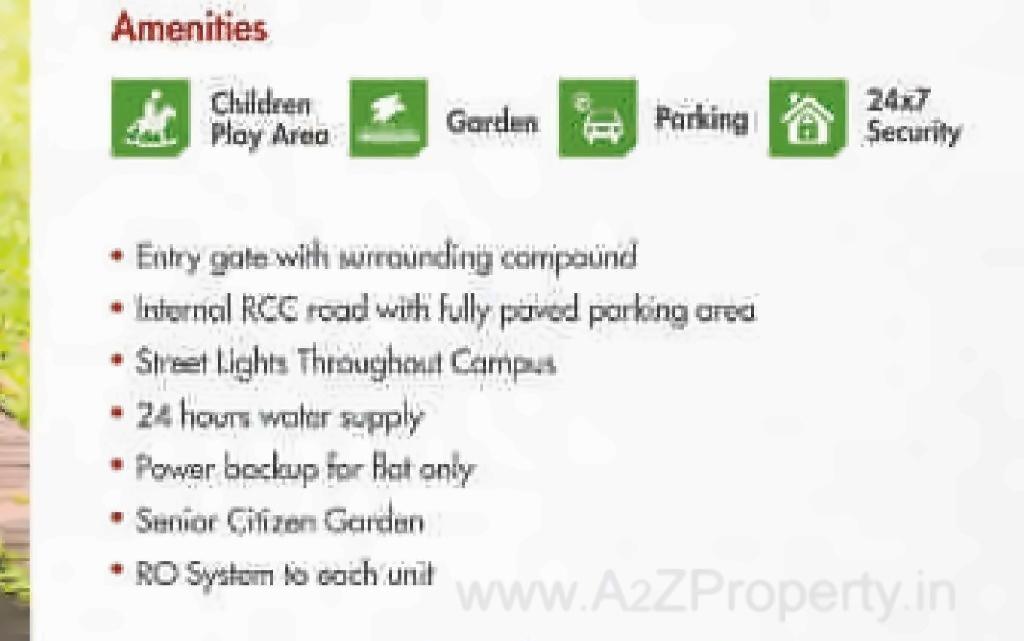 Amenities of Shreeji Vandan