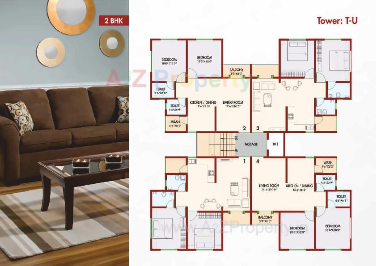 Layout of real estate project Shreeji Vandan located at Sevasi, Vadodara, Gujarat
