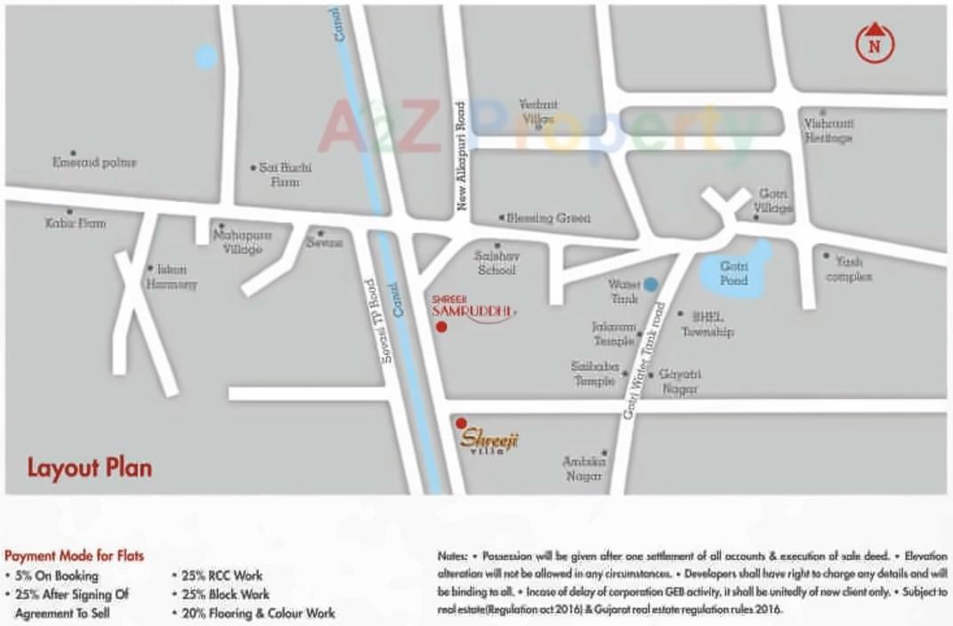  of real estate project Shreeji Vandan located at Sevasi, Vadodara, Gujarat