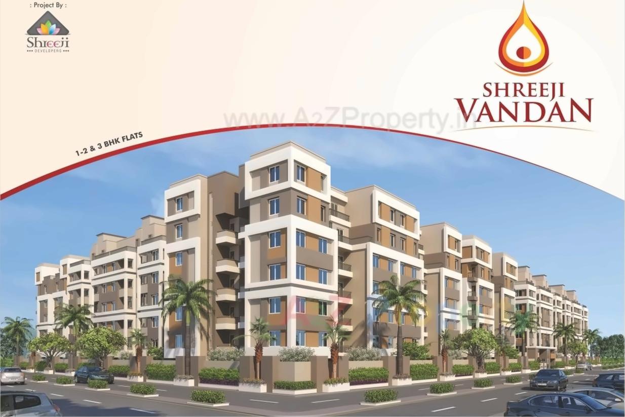 3D Elevation of real estate project Shreeji Vandan located at Sevasi, Vadodara, Gujarat