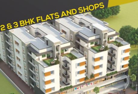 3D Elevation of real estate project Shreeji Vatika located at Bhayli, Vadodara, Gujarat