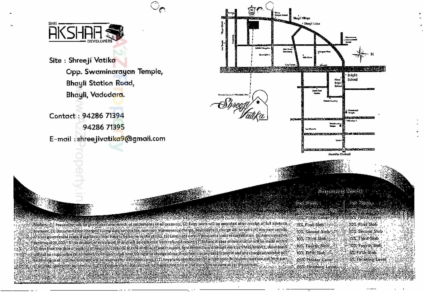  of real estate project Shreeji Vatika located at Bhayli, Vadodara, Gujarat