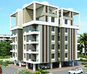 3D Elevation of real estate project Shreejisamruddhi located at Sevasi, Vadodara, Gujarat