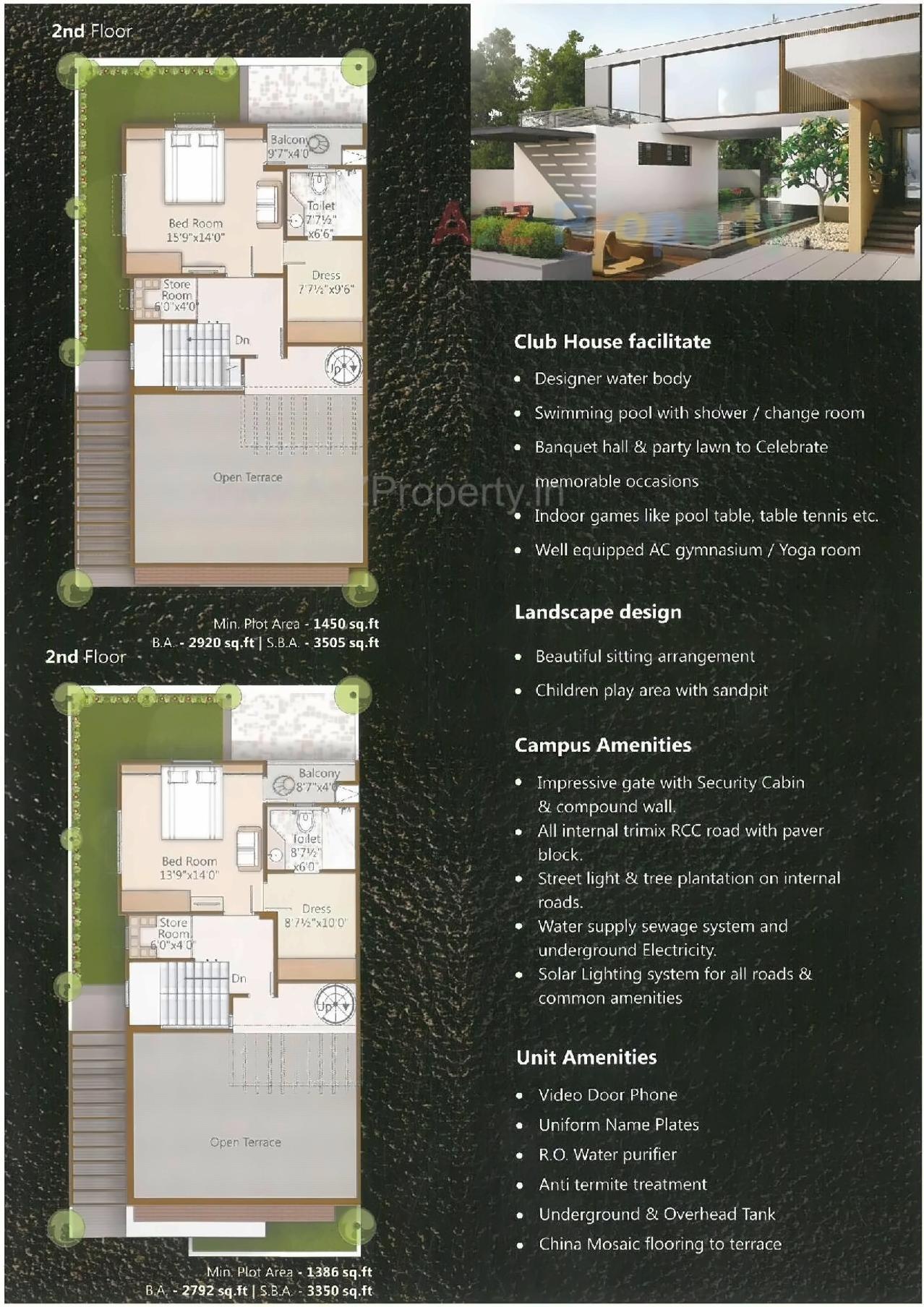 Layout of real estate project Shreekunj Greens located at Gotri, Vadodara, Gujarat