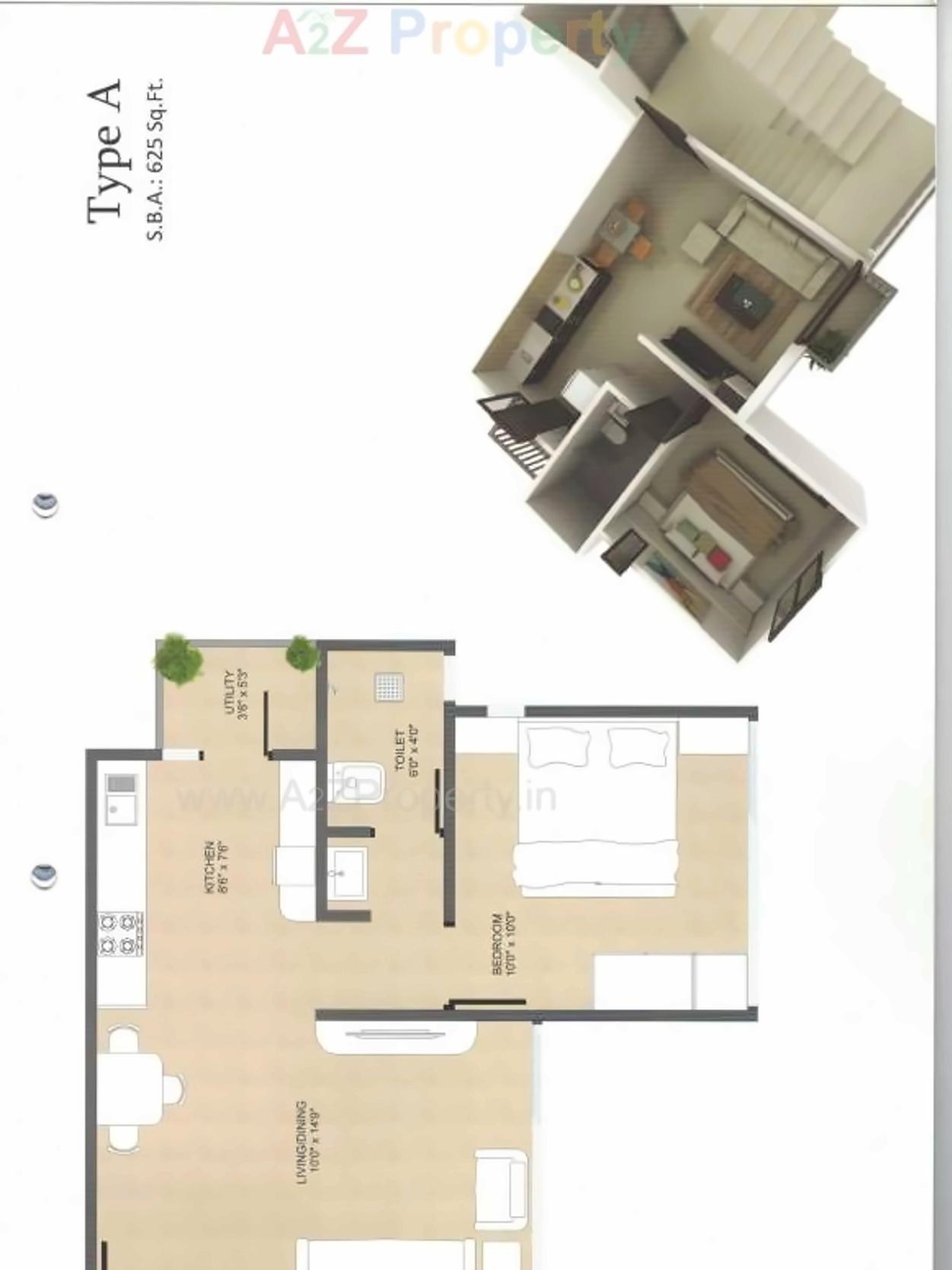 Layout of real estate project Shreemay Apartment located at Atladara, Vadodara, Gujarat