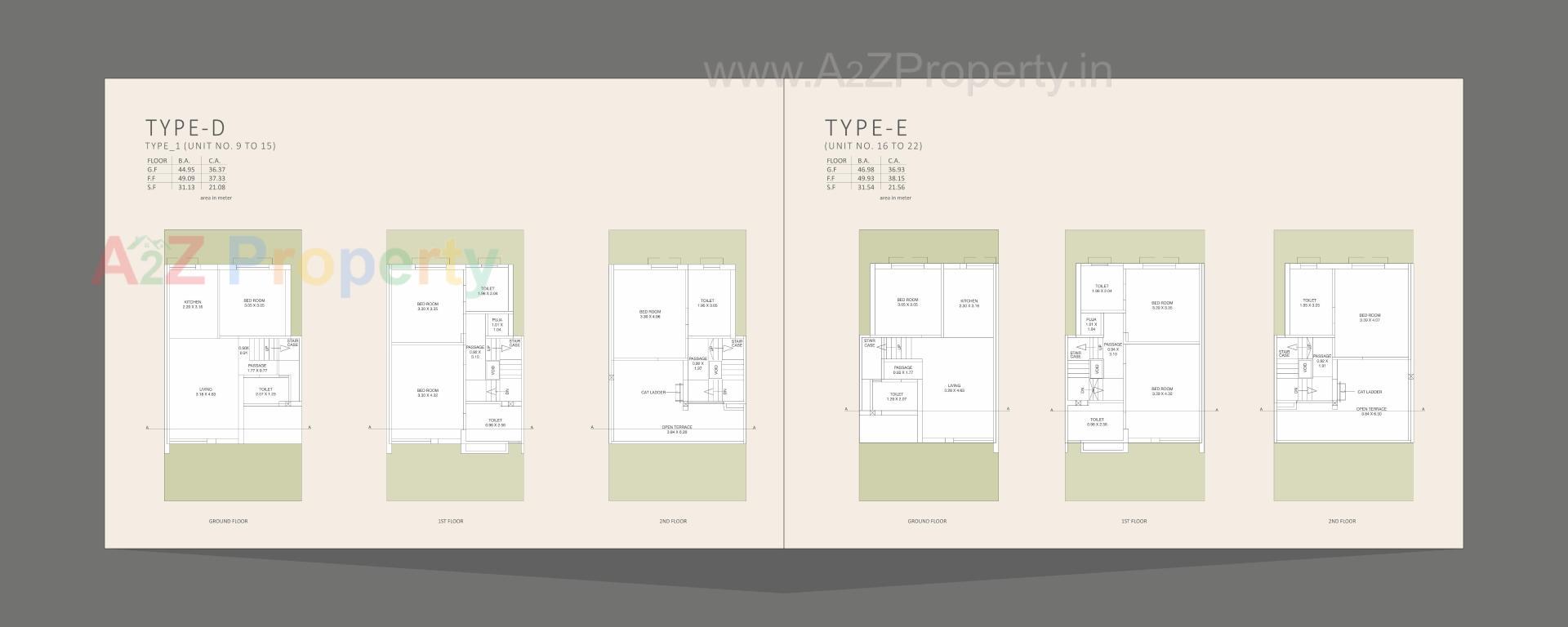 Layout of real estate project Shreenath Arise located at Kapurai, Vadodara, Gujarat