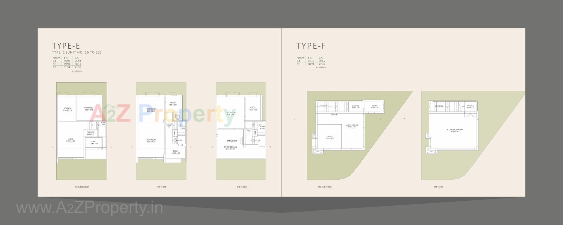 Layout of real estate project Shreenath Arise located at Kapurai, Vadodara, Gujarat