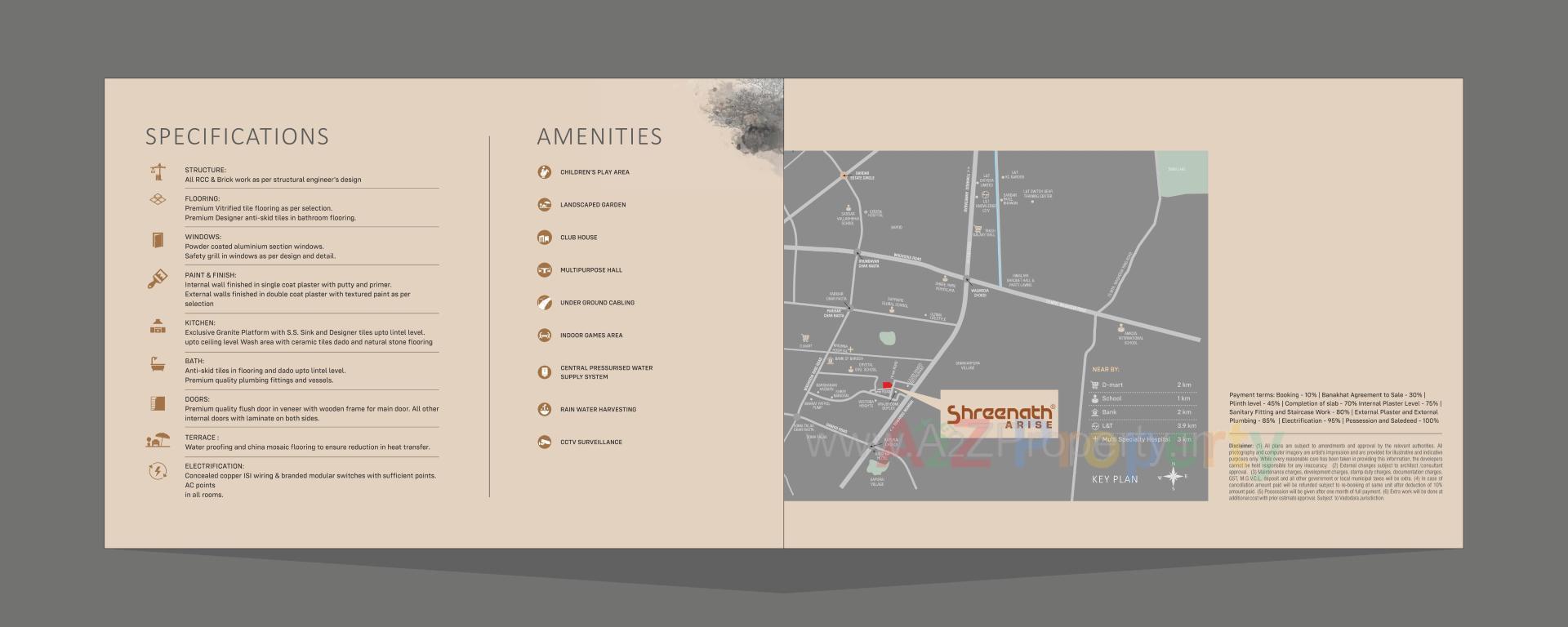  of real estate project Shreenath Arise located at Kapurai, Vadodara, Gujarat