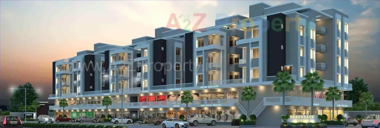3D Elevation of real estate project Shreenath Avenue located at Bhayli, Vadodara, Gujarat